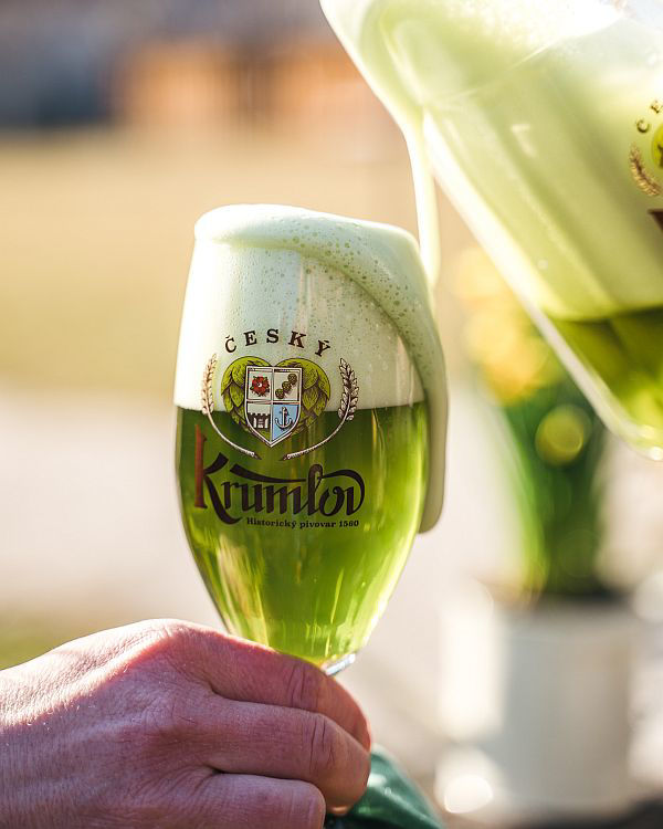 Velikonoční speciál Český Krumlov, zelené pivo